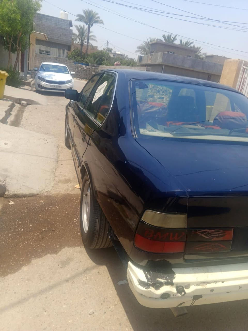 بي ام 520 كير عادي سنويه تفاصيل سياره كامله نقصه دعاميه خلفيه سنويه صاقطه السعر 22 وعليهه غرامه عل مشتري  *********** مكانه ديالى بني سعد
