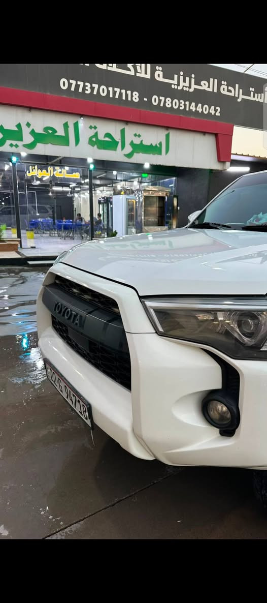 سلام عليكم للبيع فور رنر 2023 فول مواصفات SR5 برينيوم حادثها بسيط فقط بنيد بدون دواخل فور ويل سياره جديده ونظيفه بمعنه الكلمه سنويه بأسمي  ماشيه 53 ميل مكان واسط العزيزيه للاستفسار ‏‪***********‬‏

