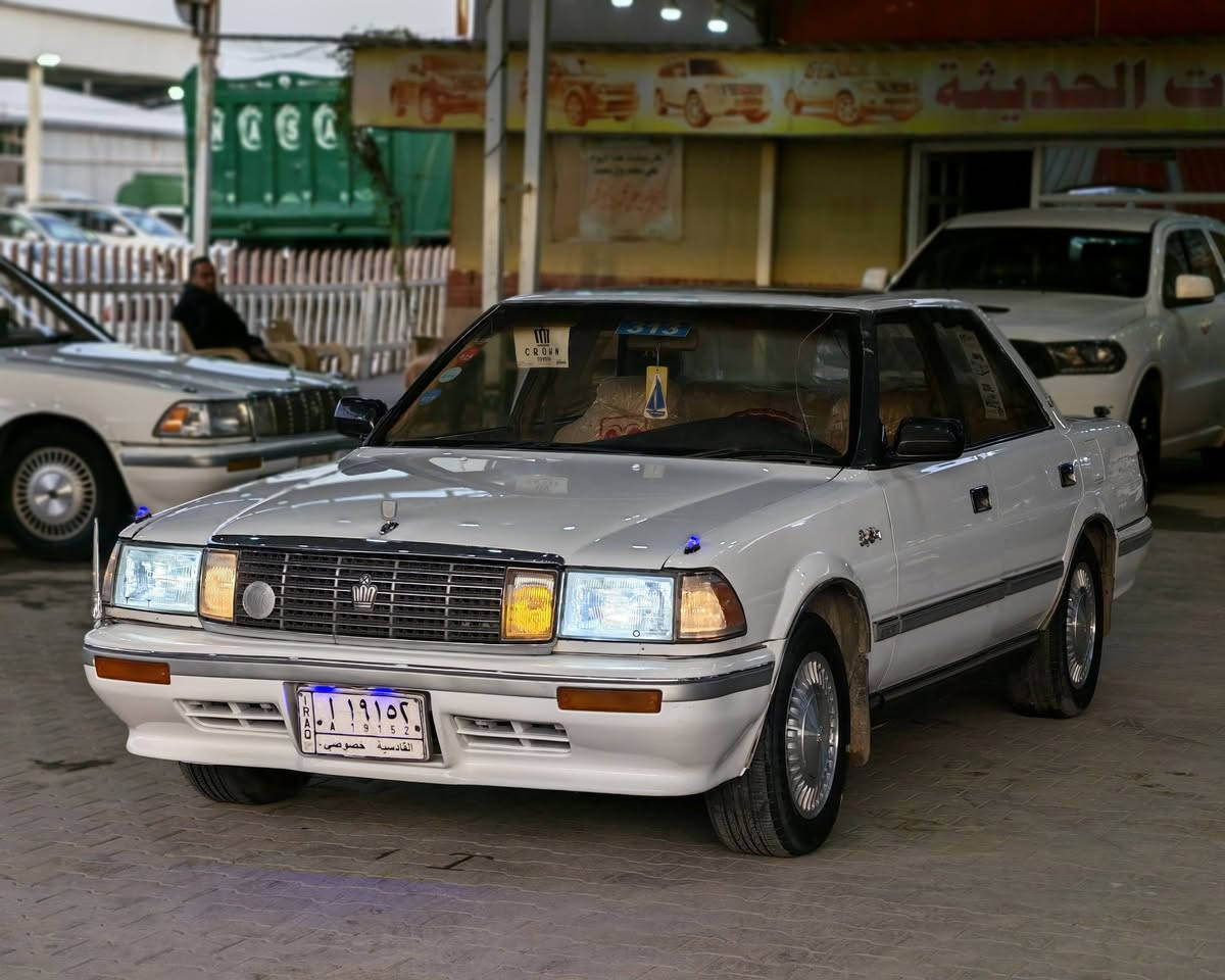 سلام عليكم
كراون سوبر هارتوب 1990
فول فتحة 
لون ابيض كفاله عامه 
بيها مكانات تصليح خياس فقط مكفوله من الصبغ العام والكص والضربه والعيب الشرعي 
مكينة 2500 كير ومكينة جاهزات
تخم تاير جديد حدادية زينه
رقم قادسيه تحويل مضمون

السعر 55 وبيها مجال بسيط 
مكاني نجف ***********
