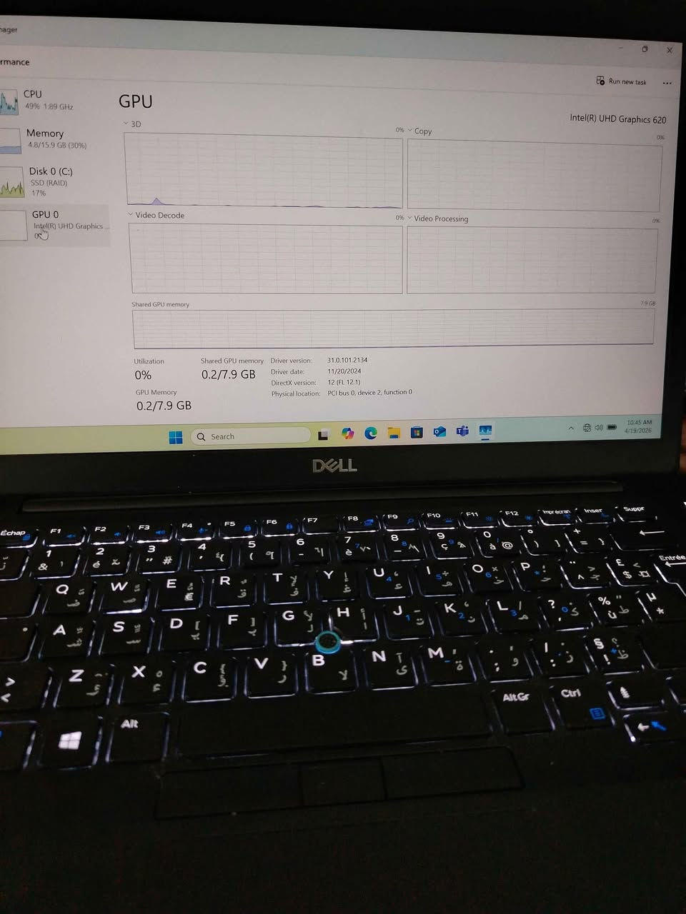 CPU: Core i7-8650U 1.90GHz
RAM 16GB 2400MT/s
Hard 256 ssd samsung
GPU Intel(R)UHD Graghics 620
battery 2h
screen 14 inch
لاپتۆپێکی زۆر پاکە و بێ کێشەیە گەیاندن بەردەستە
لابتوب مستخدم كلش نضيف بدون مشاكل اكو توصيل السليمانية, العراق


**إذا كنت صاحب هذا الإعلان وتريد حذفه لأي سبب، رجاءا أرسل رسالة إلى الدعم الفني**