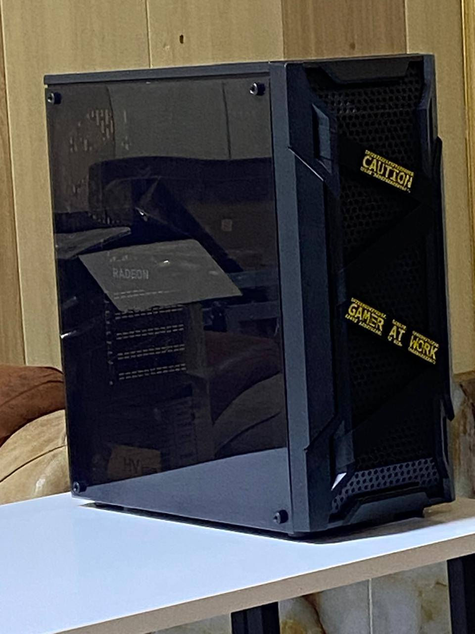 السلام عليكم. كيس للأعاب +ماوس +كيبورد+ماوس باد
Intel Xeon  E5-2620 v4 8CORE 50
بقوة معالج ci5 جيل تاسع
MB. X99 PR9 GAMING 50 DDR4 جديد
RAM 16 GB DDR4. 45 جديد
GPU RX 580 8GB GAMING  100 جديد
CAES  TITAN PRO  50 جديد
COOLER rgb  30 تبريد هوائي جديد
PSU FSP PRO  550w   50
ssd 256gb 30 جديد
الرقم الاتصال ***********
hdd 500gb 15 جديد (السعر 425وبي مجال للطيبين)
