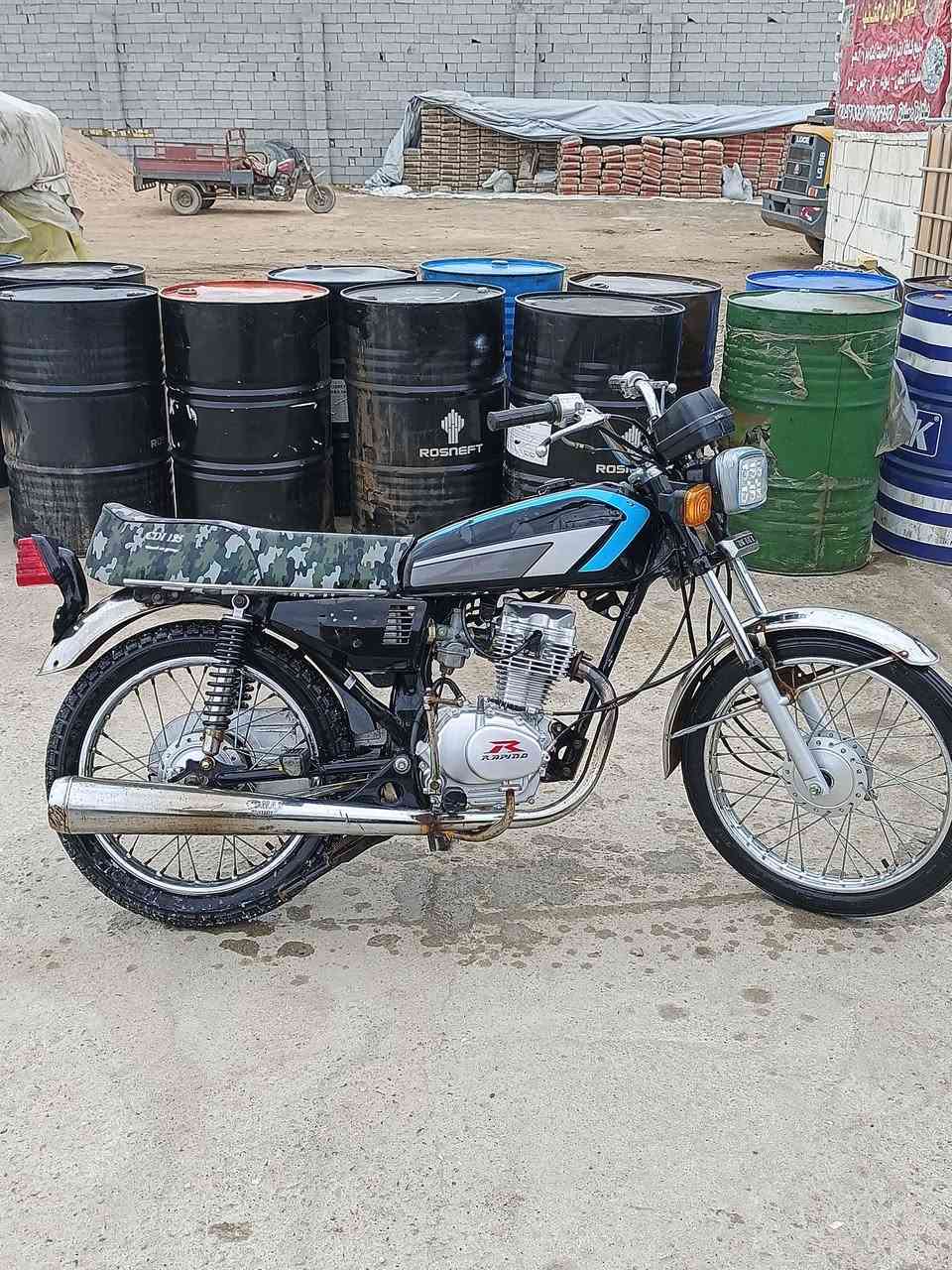 سلام عليكم دراجه للبيع مكفوله مكينه رابيدو جديده بدون اوراق ***********
