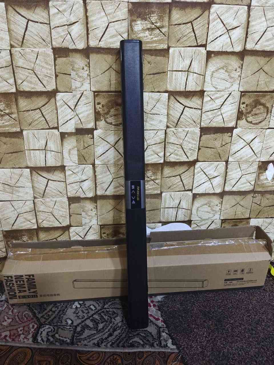 ساوند باڕ شەحن  +بلوتوث+میمۆری+فلاش +ئۆکس+   بۆ تیڤی و بۆ دەرەوەش ئەبێ شەحنەکەی بەرگەی زۆر ئەگرێ  نرخی 35 هەزار
*********** السليمانية, العراق
