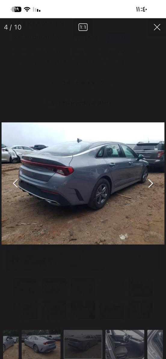 سلام عليكم
للبيع k5  موديل 21 مواصفات عاديه شاشه
حساسات رادار امامي 
رقم جديد بسمي
ضرر جاملغ بنيد صبغ
ماشيه 40 الف مايل 
بدون دواخل  ايربك استير 
سعره 150 بيه مجال  عنوان بغداد
***********
