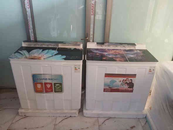 السلام عليكم 
غسالات هيتاشي جديد ضمان سنه حجم ٣٨ سعر ١٦٥ نهايته مكان بعقوبه شارع تحرير بهرز مجاور قاعات بيانو مقابيل مستشفى الحياه استفسار *********** يوجد خدمه توصيل
