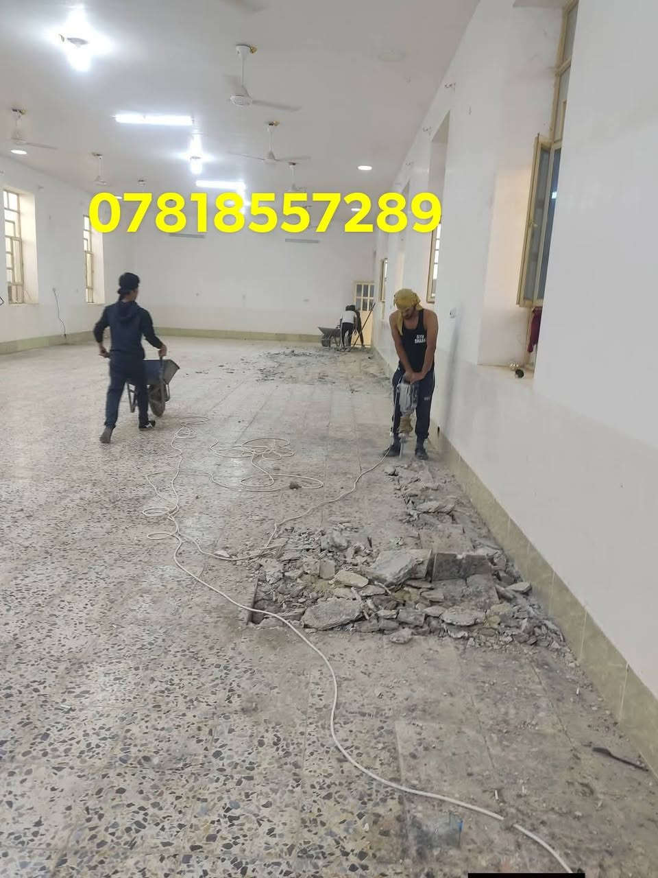 ***********📞سلام عليكم  /  يوجد كادر عمل جاهز /  تصعيد مواد /  تنضيف بيوت /  تفليش /  تكشيط /  دفن نهري /  شقلنه ليل ونهار /  ومعداتنه جاهزه  ومالك دخل بكلشي تأخذ شقل جاهز مني سلمني شقل وتأخذ شقل جاهز / ماعليك بس تصال على رقم /// *********** وسياره تجيك للبيت
