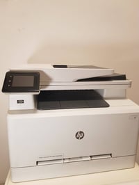 متوفر طابعة Hp M281fdw مستخدم   طباعة واستنساخ ملون  حبر باودر ليزري  ...