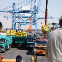 شحن وتفريغ • ميناء ام قصر الشمالي • مناولة بضائع