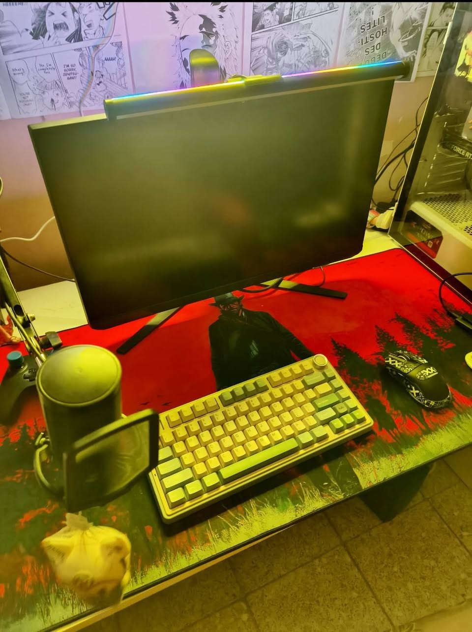 PC
كارت الشاشه RTX 3060 Ti
المعالج i5 12400F
رامات 16G
مبرد هوائي جيد
الذاكره 1T خارجي
512GB داخلي
باور 700W يصلح للتطوير
كيبورد واير لس من رد دراكون
ماوس اتاك شارك
شاشه ممتازه
جوستك اكس بوكس واير لس
تشغل حسب الالعاب 120فريم فما فوق
مع ستاند سماعه
مع الميز كذالك
مايك فيفاين مع الاستاند 
السعر خاص


**إذا كنت صاحب هذا الإعلان وتريد حذفه لأي سبب، رجاءا أرسل رسالة إلى الدعم الفني**