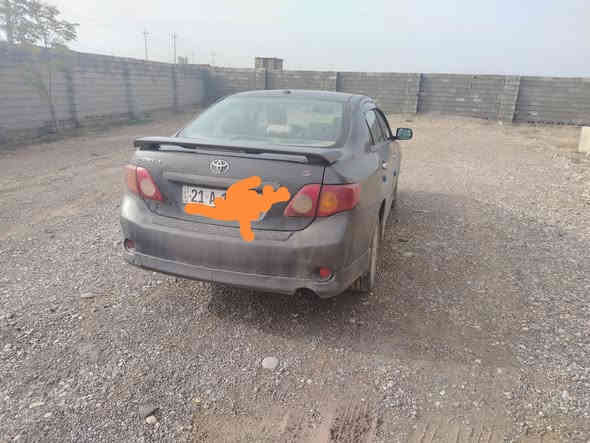 سياره للبيع
كورلا 2009رقم سليمانيه سنويه لل2027
وارد امريكي 
شرط التحويل سونار موجود 
السعر 95وبيها مجال 
للاستفسار الاتصال على الرقم ***********
