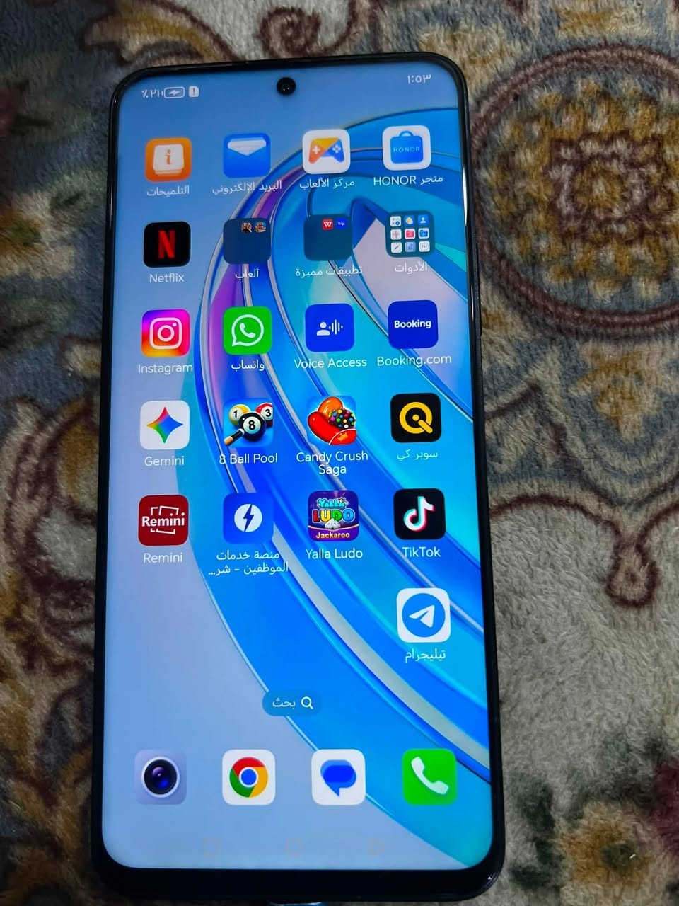 السلام عليكم جهاز هونر HONOR X8a.نضيف ماداخل تصليح ذاكره 128
سعره كلش مناسب 180 وبي مجال كلش بسيط
العنوان بغداد مدينه الصدر 
***********
