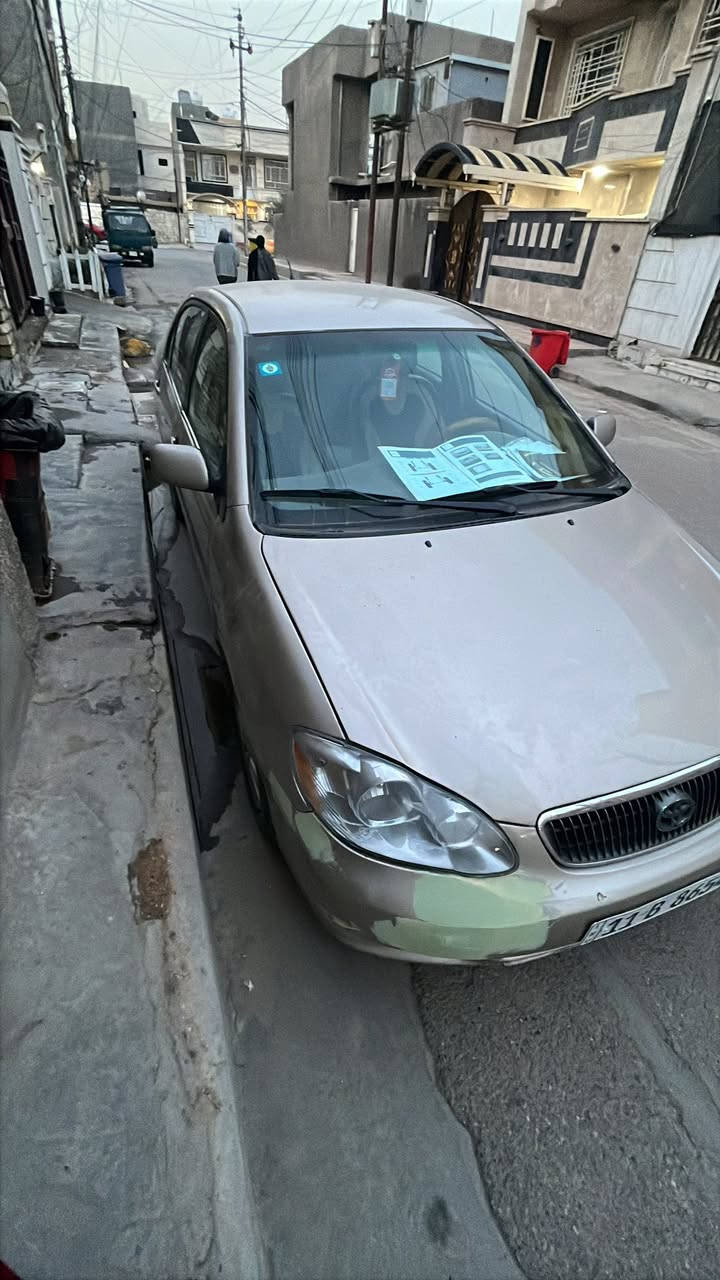 السلام عليكم كورلا نحلة 2006 وارد امريكي السياره داخلة كلين للعراق بالعراق بيهه طختين بالبدنة وبالجاملغ الايمن مصبوغة عام وبعدني ممبولش السيارة وموجوده الصور قبل الصبغ نواقص السياره مشط ستيرن صدر امامي وخلفي نضيف مسويلهه ادامة قبل شهر تنضيف غرفة احتراق وفيت بم ونوزلات ومجاول وبلكات كلة جديد 
السعر 75 
*********** شهداء السيدية
