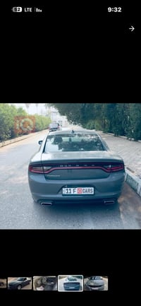 دوج جارجر SXT موديل 2023 اللون اسمنتي  دخول جديد رقم بغداد بأسمي  ممشى...