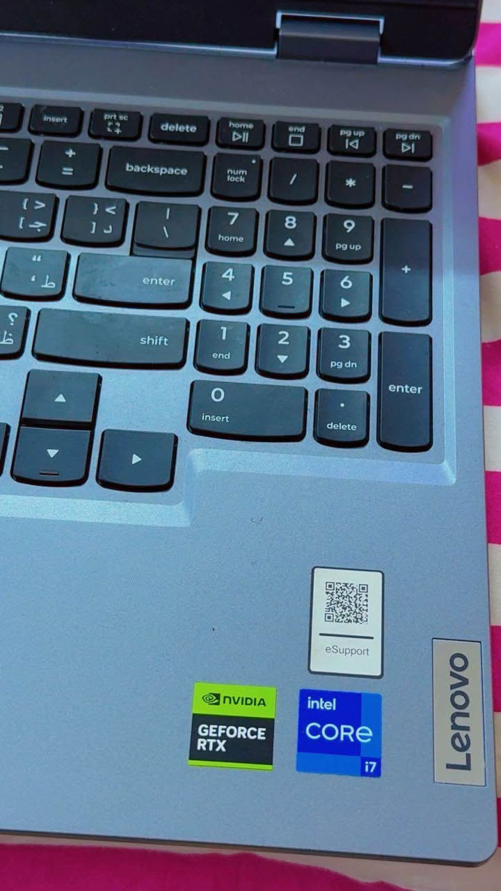 Lenovo LOQ Gaming 

• كارت الشاشة نيفيديا NVIDIA GeForce RTX 5050 GDDR7
i7-13700HX المعالج
الرام سعة 24 GB 
الهارد 512 GB SSD 
نسخة Windows 11 Pro أصلية ومفعلة.
حجمها 15 144hz
لابتوب استخدام بسيط بعدها بالضمان ماخذها من النبع
مكاني بغداد المنصور بغداد, العراق


**إذا كنت صاحب هذا الإعلان وتريد حذفه لأي سبب، رجاءا أرسل رسالة إلى الدعم الفني**