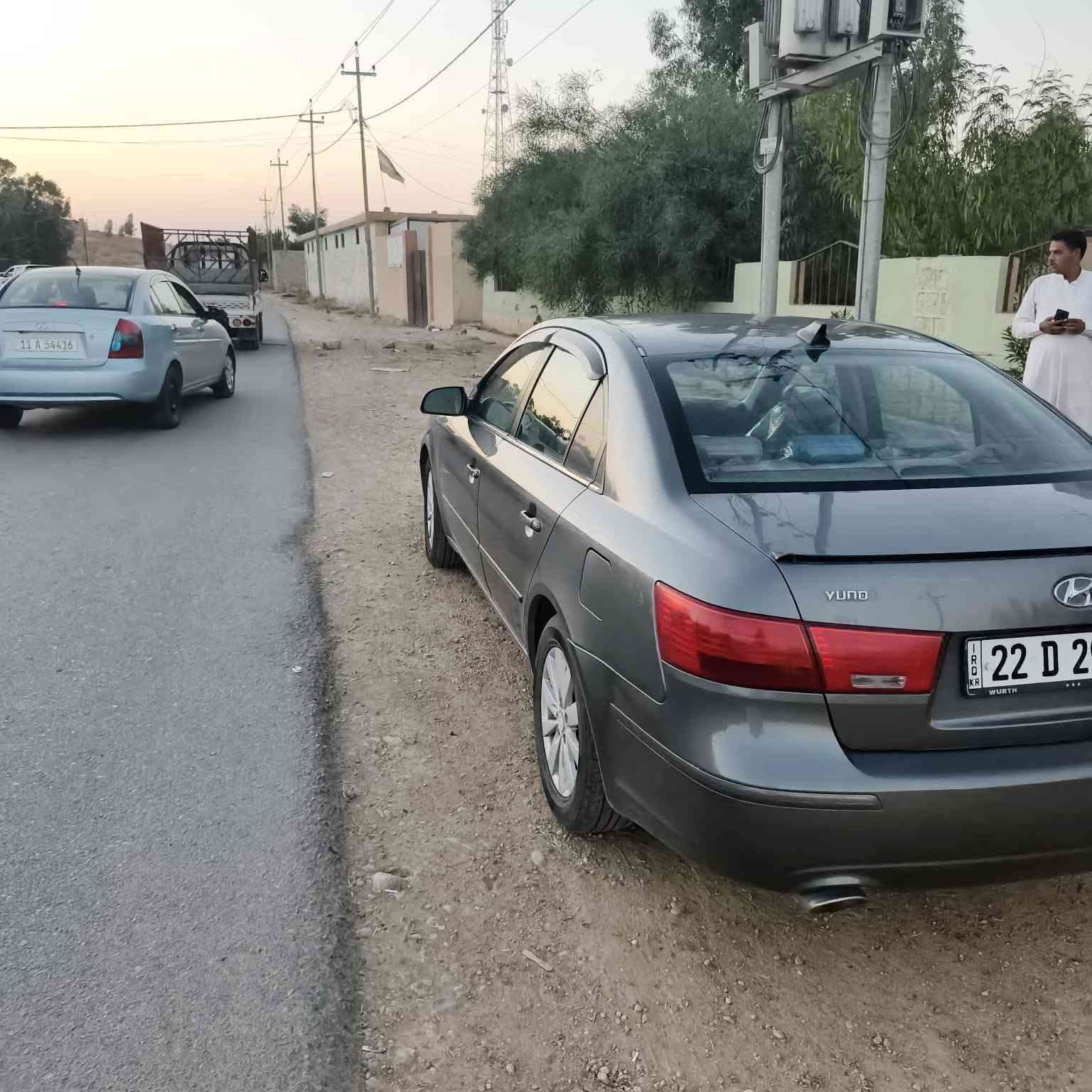 سيارة سونتا أمريكي محرك 6 سلندر فتحت سقف كشن كهربائي شاشه بيها قطعتين بوند صبغ جاملق اليسار الامامي امبدل اصلي بدون دواخل موديل 2009 شرط التحويل السعر 110اوبيها مجال ***********،،، *********** مكان السيارة موصل
