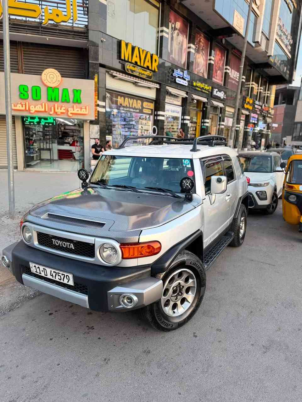 للبيع: تويوتا إف جي كروزر خليجية كلين (FJ Cruiser) 2008
الموديل: 2008 - مواصفات خليجية

 المحرك: 4.0L (6 سلندر) 

 اللون: سلفر كلين تايتل / خليجية

 العداد: 210,000 كم

 الرقم: بغداد - خصوصي

السياره نقصها بس تايرات الخلفيه تعبانه
كير محرك خير من الله بس بنيد جارد 
السعر: 14,500$ 

للاستفسار والشراء، يرجى التواصل على واتساب: ***********
