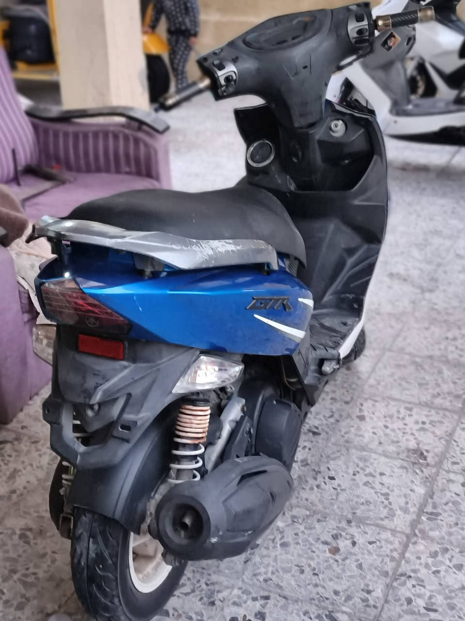 سلام عليكم
دراجه GTR قبل شهرين نزلتهة من رمبه حالهة حال رمبه 
نضافه كهربائيات فول سعرهة ب 950الف وبيهة مجال قليل 
بغداد الكماليه ***********
