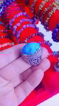 خاتم • حجر كرماني • فضة