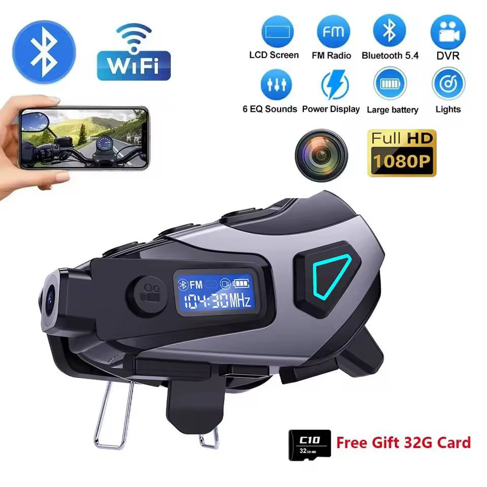 هذا المنتج هو سماعة رأس بلوتوث لخوذة الدراجة النارية طراز K10، وتتميز بقدراتها المتعددة لتجربة قيادة محسنة:
كاميرا تسجيل فيديو (DVR): تدعم تسجيل الرحلات بدقة عالية. 
راديو FM: استقبال موجات الراديو مع شاشة LCD لعرض التردد. 
اتصال بلوتوث: تقنية بلوتوث 5.4 للاتصال بالهواتف الذكية والمساعد الصوتي. 
مقاومة للماء: تصميم مقاوم للماء بمعيار IPX8 لضمان العمل في مختلف الظروف الجوية. 
بطارية قوية: سعة بطارية تصل إلى 1200 مللي أمبير توفر وقت تشغيل طويل.


**إذا كنت صاحب هذا الإعلان وتريد حذفه لأي سبب، رجاءا أرسل رسالة إلى الدعم الفني**