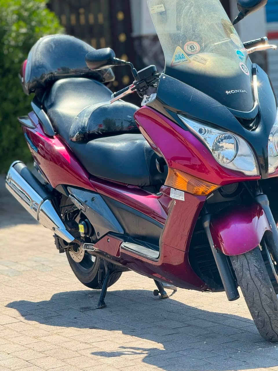 Honda Silver Wing GT
للبيع مكفوله كفاله عامه ونضافه لكفرات 80‎%‎ 
سعرهه 18ونص وبيه مجال مكاني بغداد بلديات
***********
