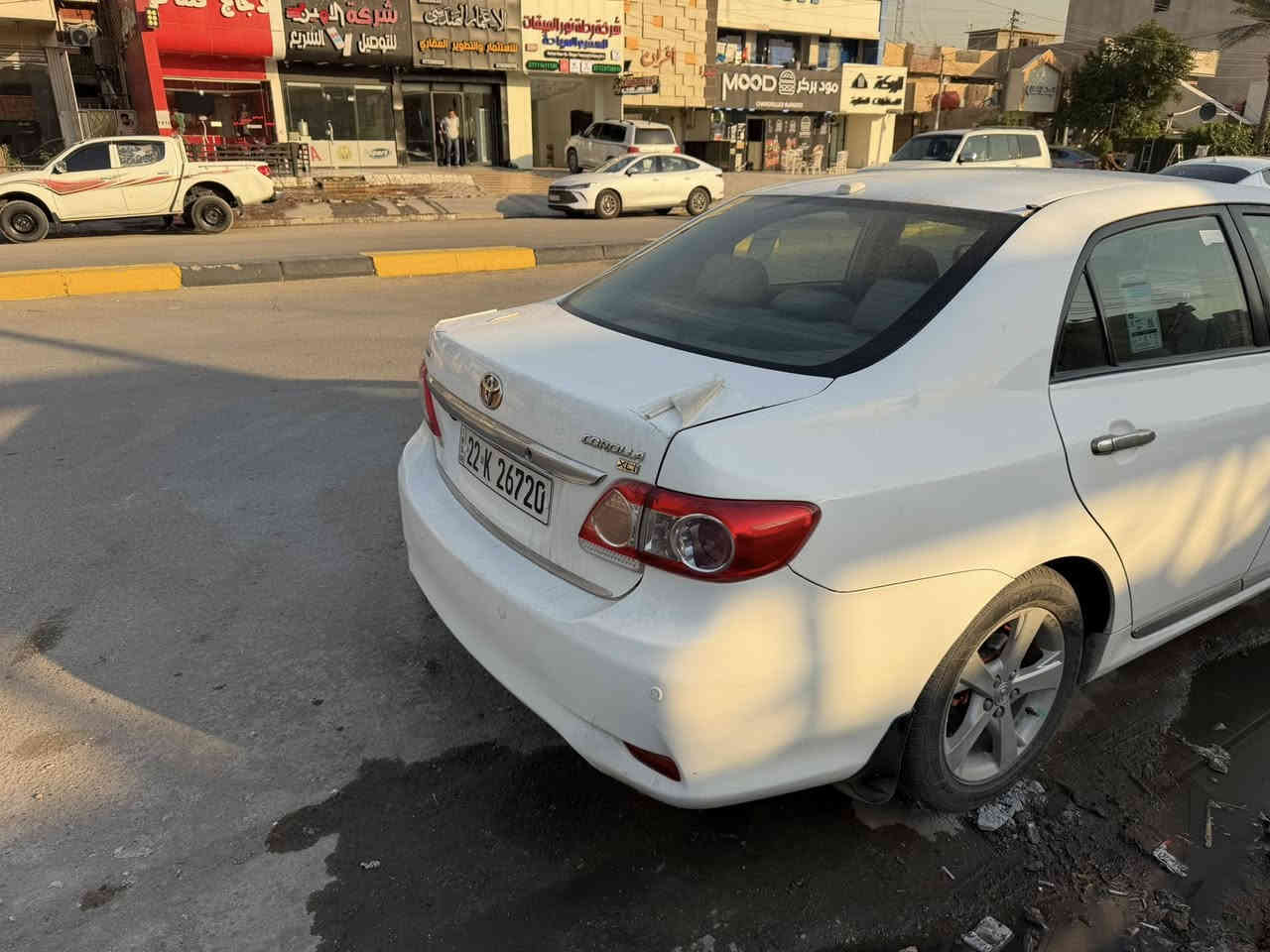 سلام عليكم
للبيع كورلا 2011 خليجي سنويه باسمي تحويل مباشر السياره بدون نقص مكان السياره بغداد السيديه أو الشرطه الخامسه رقم الهاتف*********** 
السعر 135 بيها مجال
