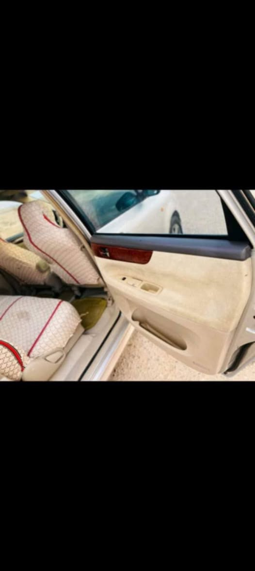 السلام عليكم 
ابسم للبيع مكفوله من الضربه والكص والعيب الشرعي جاهزه كير ومكينه وحداديه موديل ٢٠٠٢ كل شغال تبريد ثلاث قطع تخم تايرات جديد تحكم مري  الكهربائيات كلها شغاله السياره بسمي تحويل مباشر السعر ١٢٠ ورقه  المكان  بالشطره للإستفسار الاتصال على الرقم ***********
