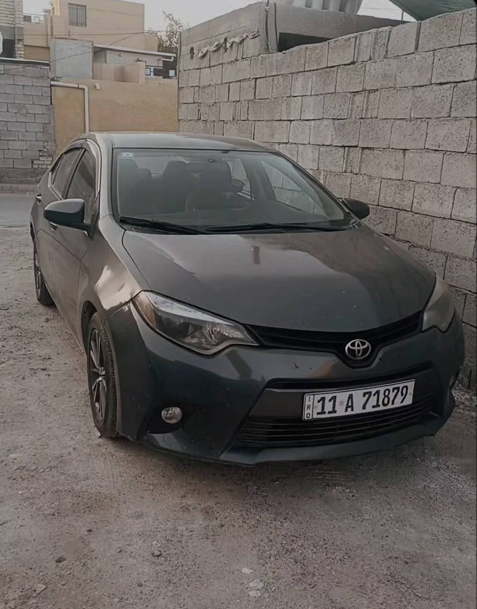 السلام عليكم كورلا موديل2015 امريكيse  حادثها جاملغ أيمن رقم بغداد الجديد بأسمي تحويل مباشر
السيارة بيها قطع صبغ بدون قمارة  ابيع حزام السيارة سعرها 92 مكاني بغداد القاهرة ***********
