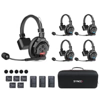 SYNCO XTALK X5 • ٥ سماعات • نظيفة