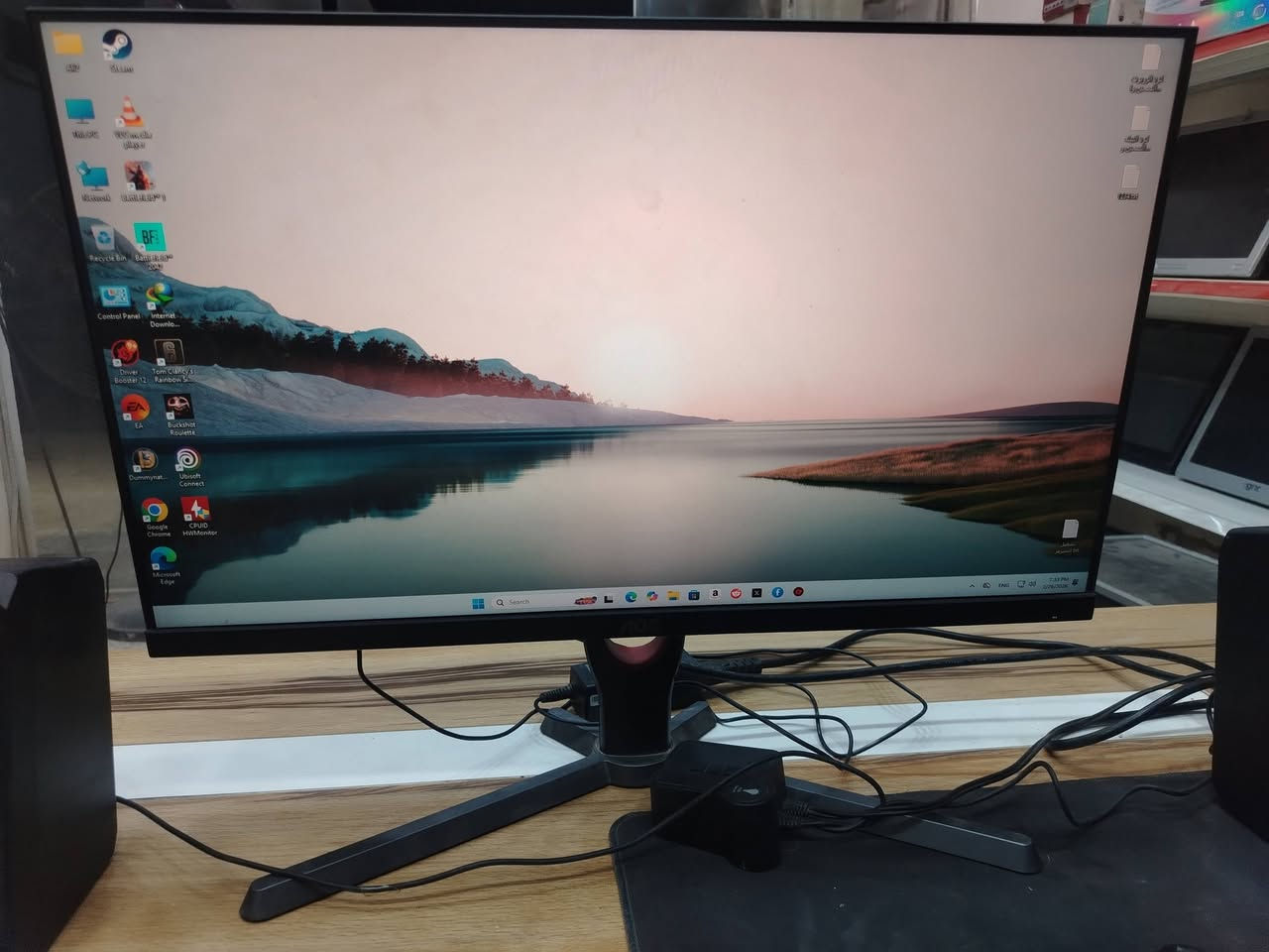 تجميعه كامله مع ملحقاتها
GPU Rx 580 8GB لون ابيض RGB
CPU Ryazn 5 3600 4.2ghz
B450
RAM 16 GB 3200 mhz
SSD 1T
بورسبلاي كورسير 500 واط
مبرد غازي
كيس 4 فان argb
الملحقات شاشه حجم 24 /180 هرتز سرعه الاستجابه 0.5ms
يو بي اس 1500
سماعات سبيكر من ماركه دراكون
كيبورد ميكانيكي كيمنك من ماركه DIERYA DK61SE 60%
ماوس كيمنك KYSONA M600 دقه 26000DPI شحن يطول 80 ساعه استخدام متواصل
يدات بلي فور عدد 2 اصليات 
التجميعه تشغل بتل فيلد 1 ب120 فريم
التجميعه مع الشاشه وجميع الملحقات ب600 بيها مجال بسيط
***********
