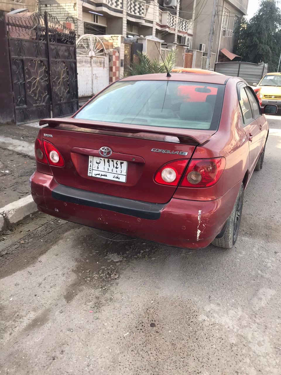 كورلا نحلة وارد امريكي 2008
محرك 1800
ضررها جاملغ صفحة السايق 
78 
وبيهه مجال حك الجية 
ممتواجد ع الفيس 
***********
