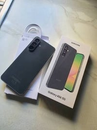 سامسونكA56 5G ذاكره256 غراضه كامله مامفتوحه جهاز جديد استخدام اقل سبوع...