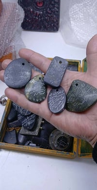 حجر عباس آباد منقوش بآيات لصد العين والحسد والنفس   للحجز والاستفسار خ...