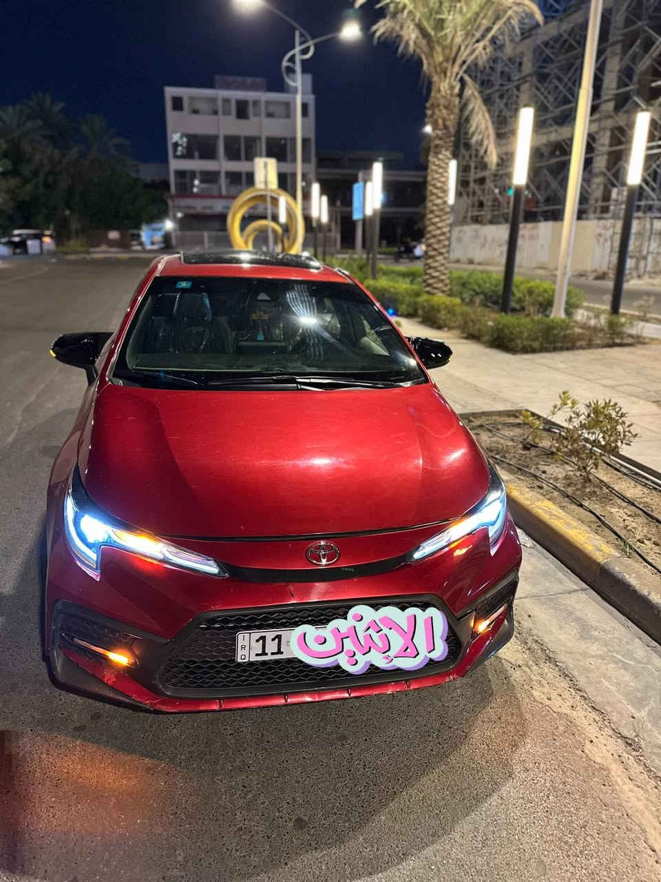 كورلا موديل 2021 فئة SE
وارد امريكي ضرر جاملغين امامي وبنيد فقط رقم بغداد أنگليزي السعر 132وبيها مجال للطيبين 
فووول مواصفات 
فتحه سقف 
بصمه تشغيل 
اشاير بالمري
شفتات سرعه 
نضام ترحيب عند الاقتراب 
تحكمات ستيرن 
تحديد مسار 
السياره ماشيه 66 mi 
كير ومحرك كفاله 
تخم تاير جديد 
لايتات زرع عدسات LED جديده متغيره 
ادامه كامله للسياره  دهن محرك وكير وتبريد  وحدادية صدر ادامه كامله بحاله جيده جدا 
للأستفسار اتصل
*********** العنوان بغداد
