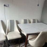 ميز سفرة • ٦ كراسي • نضيف