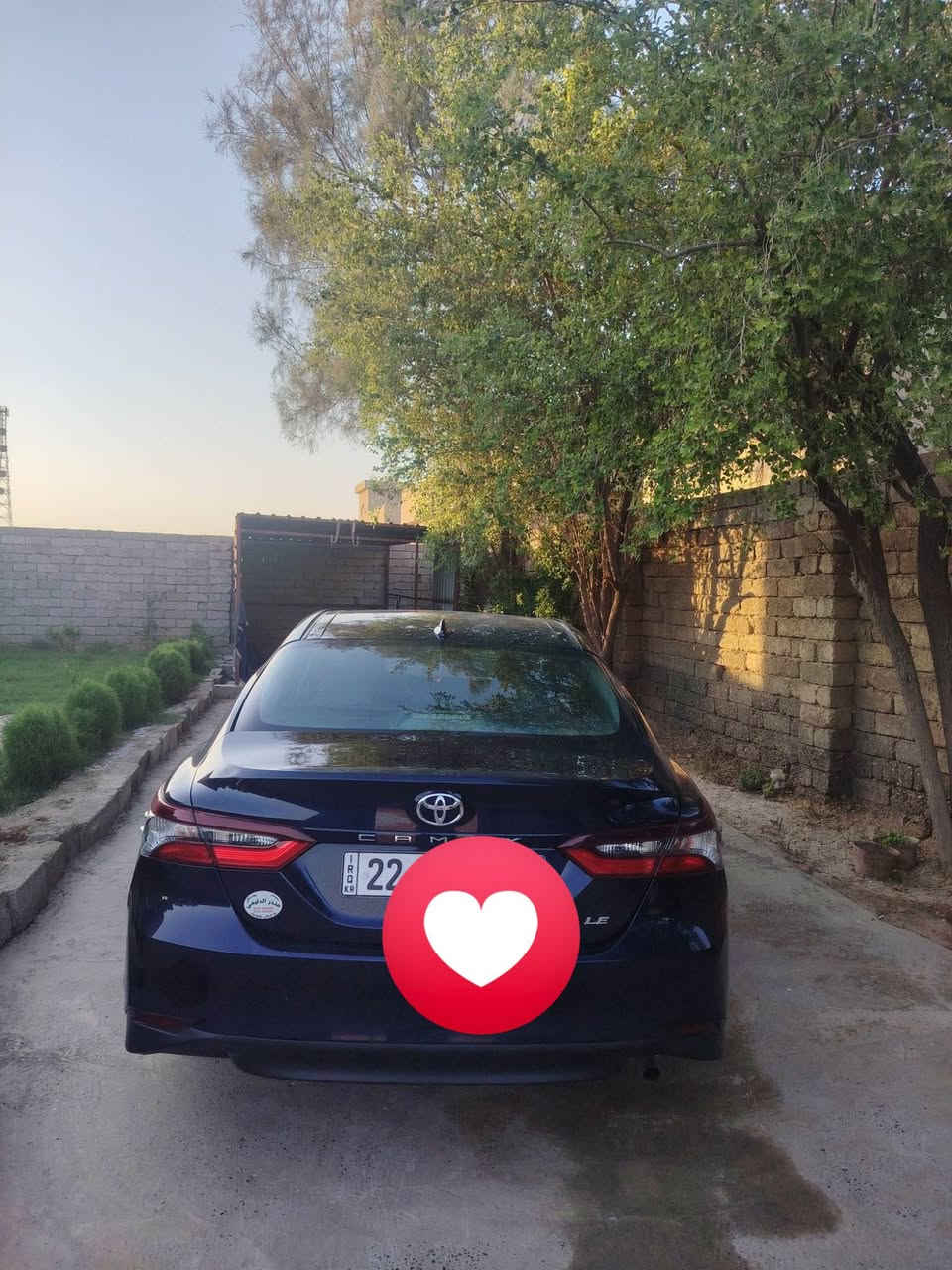 السلام عليكم كامري 2022
ضرر 2قطعه باب وجاملق خلفي بجم كبس
رقم اربيل السعر 168 بيهامجال قليل
*********** المكان بيجي مكحول
الون جويتي السياره جاهزه ونضيفه
