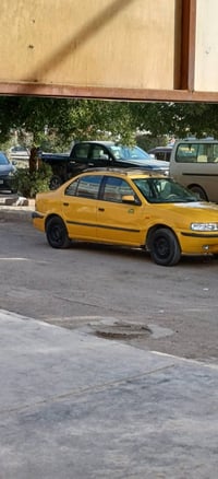 سياره سمند ٢٠١١ كشر كفاله من تبدل من ضربه قويه من كصه بيه طختين خفيفات...