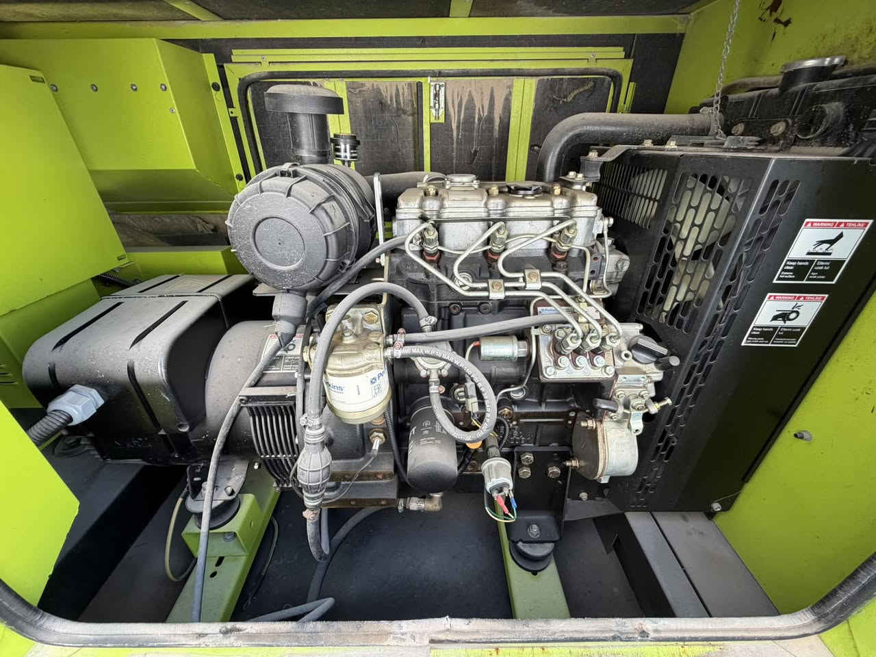 #جديدنا_لاينتهي[0️⃣7️⃣8️⃣1️⃣2️⃣3️⃣4️⃣5️⃣2️⃣3️⃣2️⃣]
🔷نوع المحرك:بيركنز انكليزي 🇬🇧
🔷القدره:15KVA
🔷المحرك:3بستم
🔷نوع الملف:لوري سومر فرنسي🇫🇷
🔷عدد ساعات التشغيل:220 ساعة ⏰
🔷كاتم جين باور 100%🇹🇷
🔷مع سسستم بروتكشن كامل للحمايه ونظام اوتو Ato
🔷مع خزان وقود 150L
🔷لمعرفة السعر ضع الرقم61 داخل منشور البيج او الاتصال:-
🔷☎️رقم الهاتف:0️⃣7️⃣8️⃣1️⃣2️⃣3️⃣4️⃣5️⃣2️⃣3️⃣2️⃣
#علي_الباشا
🔷العنوان:بابل/الحله/الجزائر-مجاور مستشفى الحياة-ومقابيل ملعب الجزائر
🔷يوجد توصيل لجميع محافظات العراق 🇮🇶 🛻🛻


**إذا كنت صاحب هذا الإعلان وتريد حذفه لأي سبب، رجاءا أرسل رسالة إلى الدعم الفني**