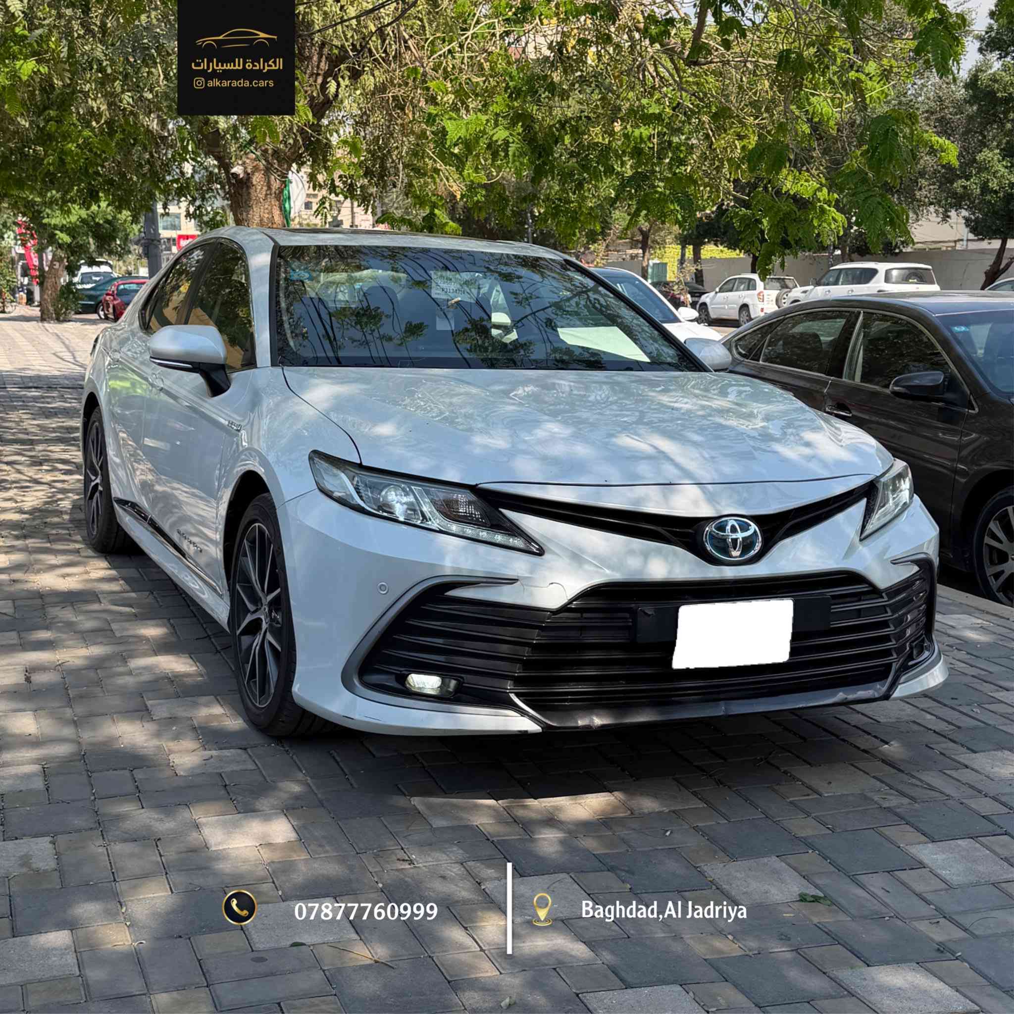 _ النوع: [ Toyota camry GLE hybrid]
_ الموديل: [2023]
_ الكيلومتر: [60,000 كم]
_  وارد خليجي : [ بيها ضربة بالعراق البنيد مصبوغ] 
_السعر: [34,000,000 د.ع / اربعة و ثلاثين مليون ]
_ الموقع: بغداد – الجادرية 
_ للاستفسار: ***********⁩⁩ ⁨⁩
