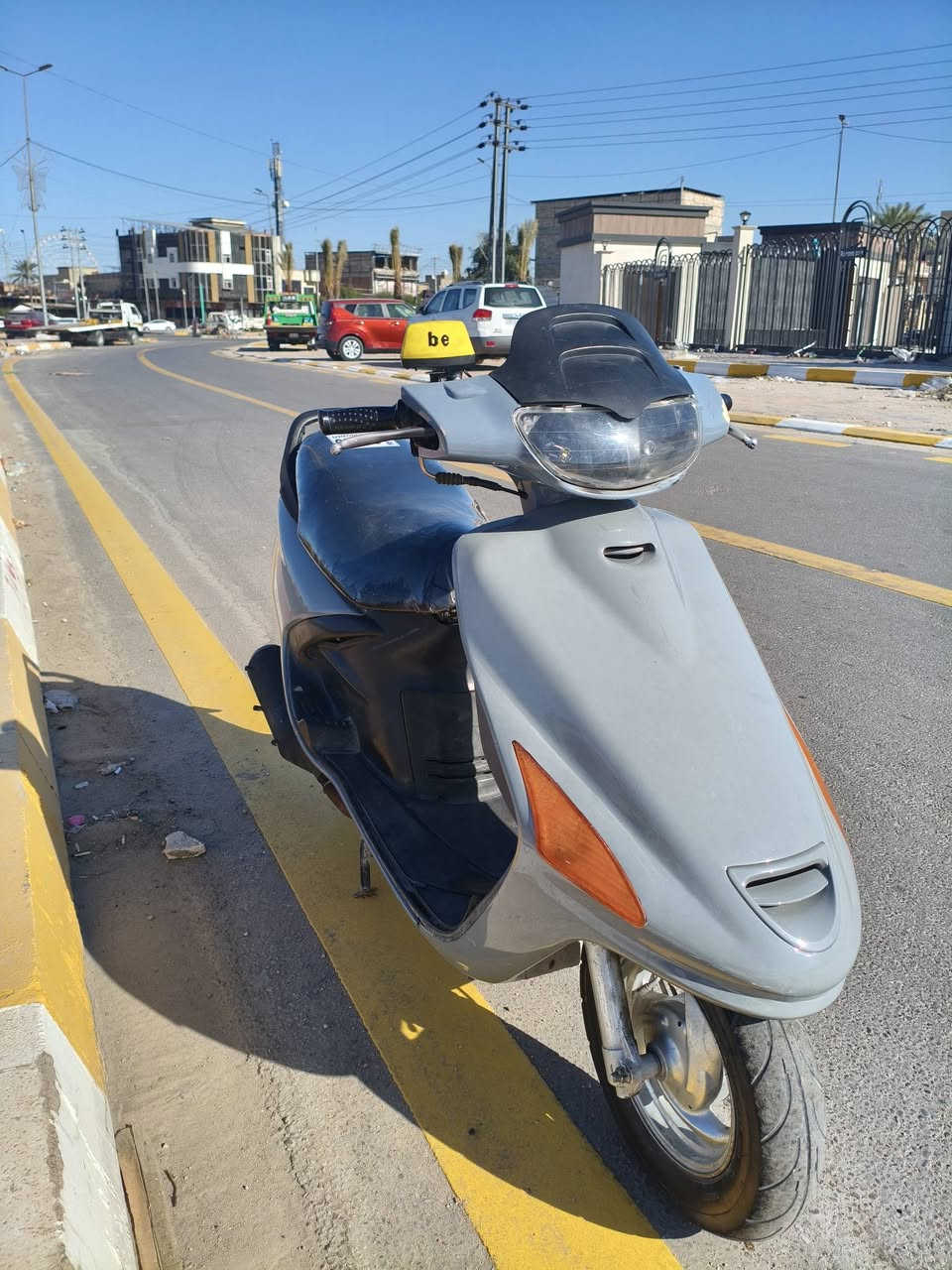 سلام عليكم دراجة فراشه للبيع مفتوحه دراجة كامله من كل نواحي مامتعوبه من لشغل للبيت السعر 375 وبيه مجال عنواني كربلاء قرب فلكت الثوره رقمي ***********
