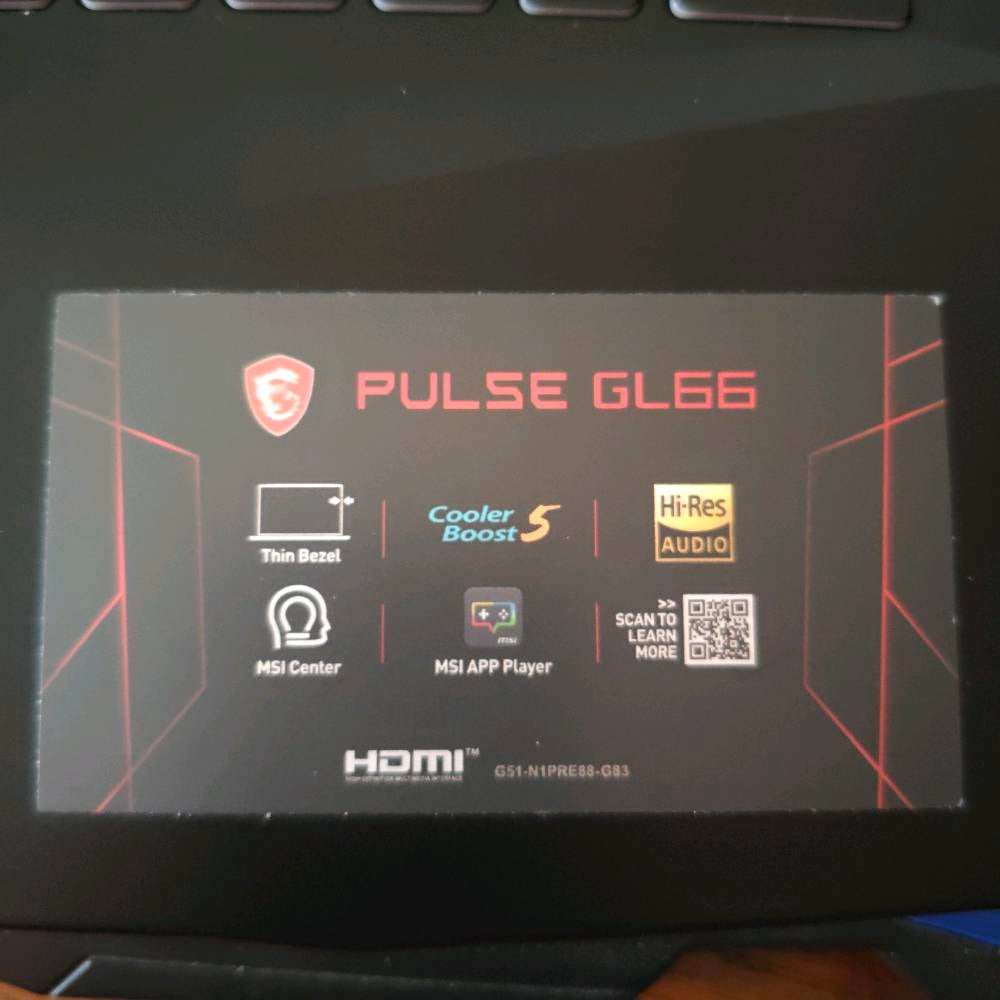 لابتوب Msi pulse Gl66 الموجه للالعاب والاستخدامات الثقيلة، الجهاز صارلة سنتين عندي بس ما مستخدم هواي يعني فول نظافة، المواصفات 👇🏼

• CPU -Intel Core i7-12700H-12 Gen-14
Cores, 20 Threads, Up to 4.7Ghz

RAM- 16GB DDR5-4800, Max 64GB, 2 
Slots

 STORAGE -1TB SSD M.2 PCle 4.0 x4 NVMe

GPU- NVIDIA® GeForce RTX™M 3060 6GB
GDDR6-105W
• Display- 15.6" 2K QHD (2560x1440)IPS-
Level, 165Hz

·Color - Gray
• Keyboard - Arabic & English, Backlight
Keyboard
•OS- Windows 11 pro

مكاني: بغداد / العبيدي