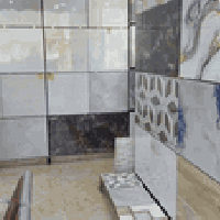 بورسلين هندي • مرمر وكاشي • بابل ابي غرق