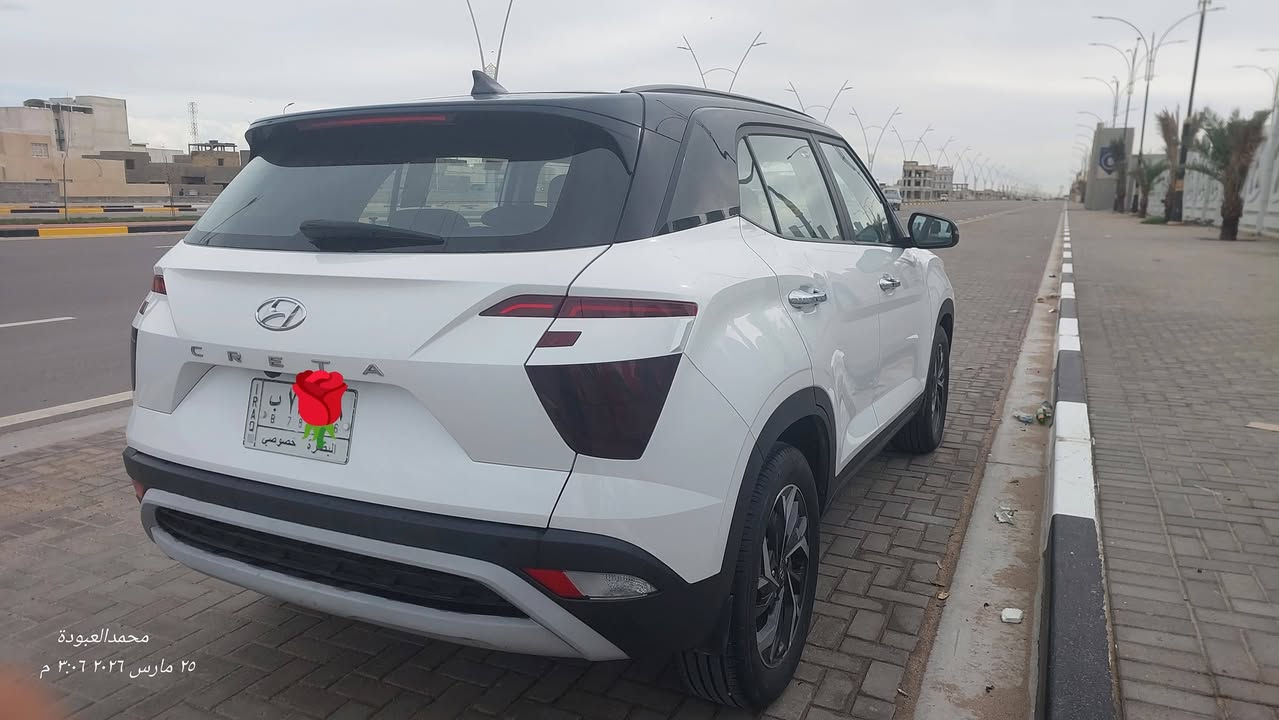 السلام عليكم  
هونداي كَريتا 
 للبيع  Hyundai Creta 2024 
 المواصفات:
• محرك 1500 سي سي اقتصادي (دبل نوزل)
• تشغيل بصمة + دخول ذكي
• فتحة سقف
• نظام قيادة متعدد (5 وضعيات)
• تجهيزات حديثة مريحة وعملية

 الحالة:
• المشي: 16,000 كم فقط
• استخدام شخصي — نظافة عالية جداً
• خالية من المشاكل، جاهزة للاستخدام مباشرة
• باسمي وقابلة للنقل الفوري
اوتو هولد
مرايا كهربايه 
 السعر: 175 $
(قابل للتفاوض ضمن المعقول للجادين فقط)
 الموقع: [البصرة - القبلة ]
 التواصل: [*********** ]
