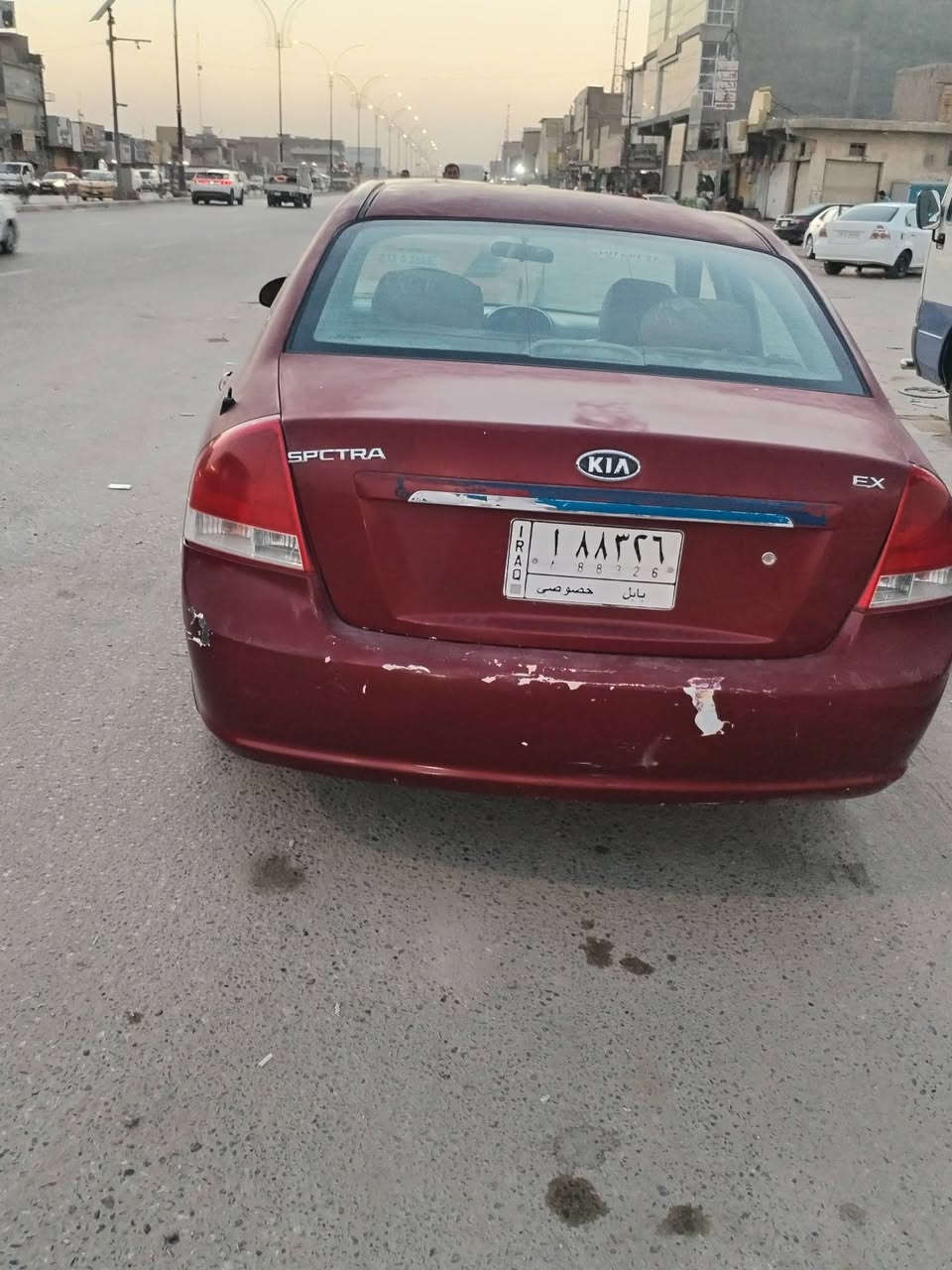 سلام عليكم من رخصت الأدمن كيا سبكتره مديل ٢٠٠٨ السيارة مصبغوه عام السعر ٦٥ وبيه مجال *********** مكاني بابل
