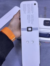 ساعة ابل جيل 6 حجم 44 لون نيلي (ازرك) بطارية 100 مشحونه 1 مره وحده  فق...