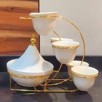 سيت تمرية ستاند • ٦ فناجين • توصيل مجاني