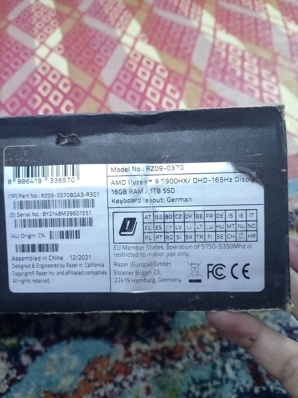 لابتوب العاب رايزر مستخدم خمسة اشهر فقط من غير لمس اللابتوب لانه معلق على الرف ،واللعب عن طريق الجوستك ،بنظافة 99% .
بسعر مليون وربع 
بغداد ولا يوجد توصيل 
***********
