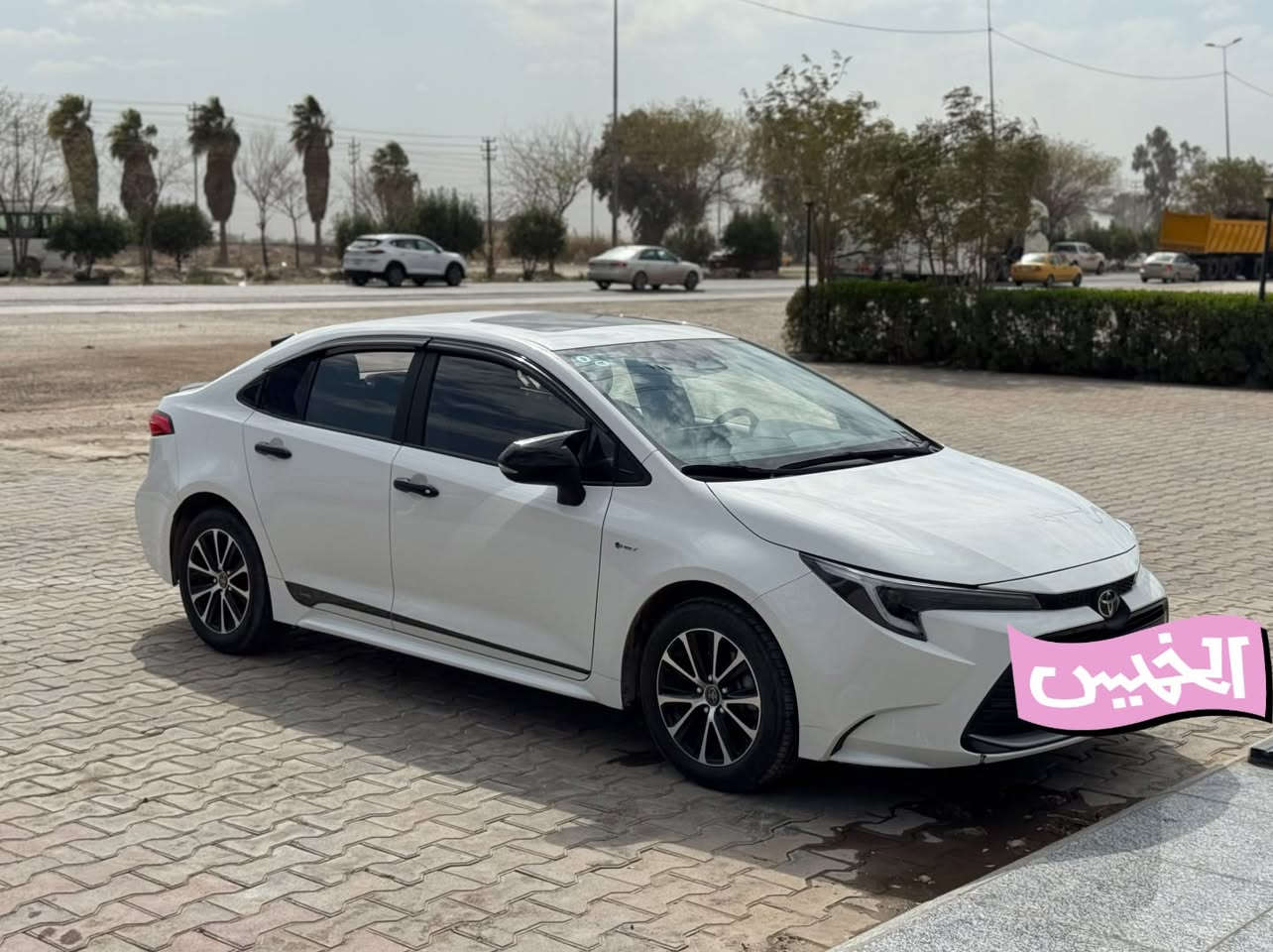 السلام عليكم
كورلا هايبرد 2025 
بغداد

ماشية ٢٦ الف كفالة عامة 

وين ما يعجبك افحص 

فول مواصفات 

فتحة 

وبصمة 

رادار امامي وخلفي 

كروز سرعة

تحديد مسار 

3 وضعيات قيادة 

شاشة كار بلي

تحويل مباشر 

أرضيات بعدهم ما مستخدمات 

السعر 159 وبيها حك الجية 

مكاني بغداد 

للا ستفسار الاتصال : ***********
