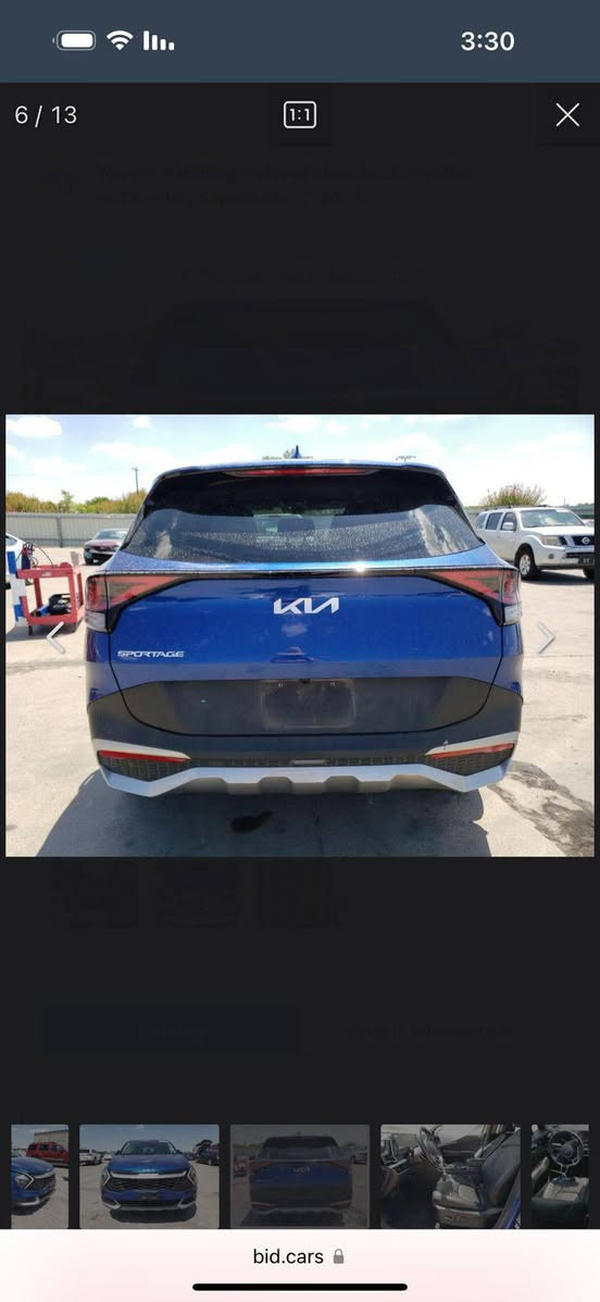 السلام عليكم 
سبورتج للبيع وبسعر مناسب 
موديل 2023
ضرر كما موضح في الصورة
للاستفسار الاتصال ع الرقم /***********
او التواصل ع الواتساب
