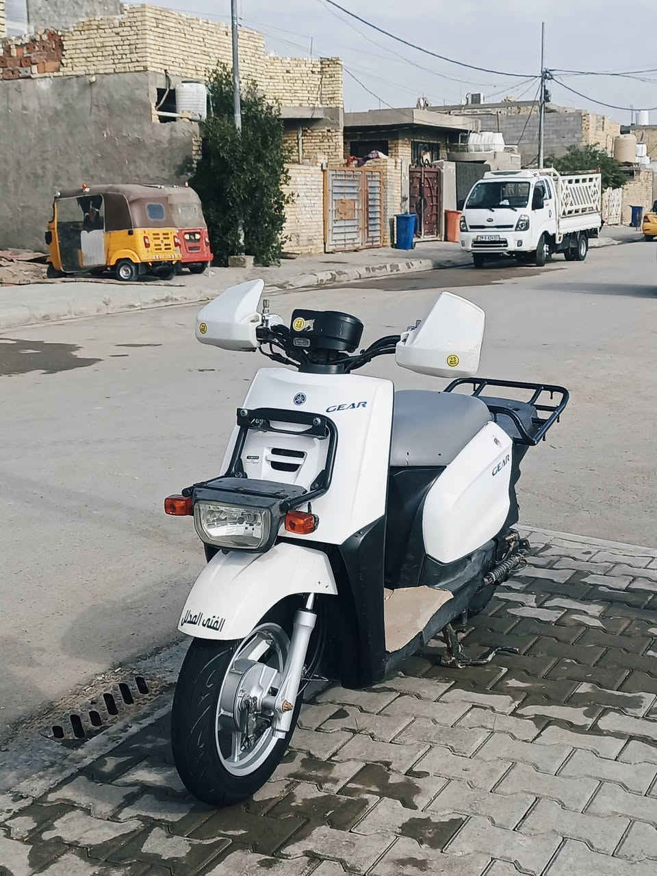 السلام عليكم
دراجه بيكم يامها 

نوزل راديتر وماء 

دراجه نضيفه رمبه نضافه 100/90

دراجه مفتوحه مره وحده بس 

مديل 2023 الشكل الجديد بانزين مو خبط مكاني كوت 

الرقم *********** السعر 450 وبيها مجال
