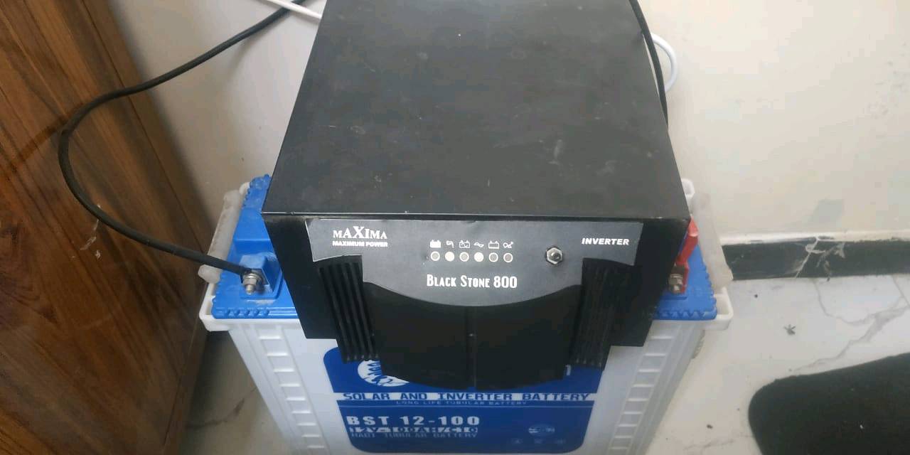 عاكسة مكسيما وانفيرتر black stone 800 مع بطارية blue strom يوجد توصيل لكافة المحافظات 
للتواصل ***********